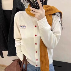 批发<b class='q'>外贸</b>温柔风慵懒毛衣外套女新款秋装韩系穿搭针织开衫别致洋气上衣