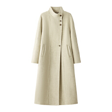 批发实拍网红韩系秋冬长款双面羊毛<b class='q'>大</b>衣/外套单排扣保暖<b class='q'>大</b>衣外套