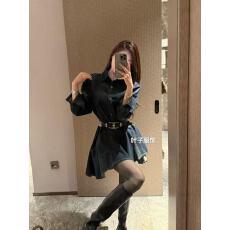 批发2025秋季新款韩版时尚设计感百搭气质女神范<b class='q'>长袖</b>牛仔连体裙裤女潮