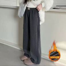 批发中大童加绒<b class='q'>裤子</b><b class='q'>裤子</b>韩版女童休闲裤直筒裤运动裤