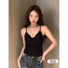 批发法式蕾丝吊带背心女秋冬西装内搭<b class='q'>文胸</b>一体带胸垫打底鱼骨胸衣上衣