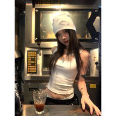 批发带胸垫 <b class='q'>工字</b>吊带<b class='q'>背心女</b>夏季百搭无袖内搭紧身短款上衣外穿