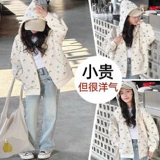 批发女童春秋款洋气外套女孩春装中大<b class='q'>儿童</b>装卫衣<b class='q'>夹克</b>上衣服潮春季8岁