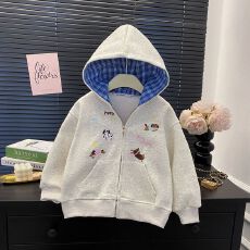 批发女童外套秋装2025新款<b class='q'>儿童</b>棒球服春秋休闲夹克女孩连帽上衣学院风