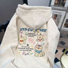 批发男女童同款拉链连帽外套加绒秋冬款2025新款中大儿童棒球服上衣