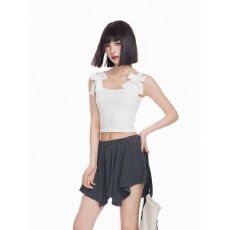 批发【 官图 260随心裁】蝴蝶结打底小吊带背心女夏内搭无袖上衣