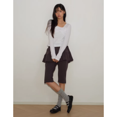 批发蝴蝶结方领长袖T恤2025秋冬新款甜美修身显瘦长袖打底衫女