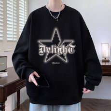 批发暗黑系长袖<b class='q'>t</b><b class='q'>恤</b>男早秋美式复古潮牌卫衣<b class='q'>男生</b>秋季新款宽松休闲上衣