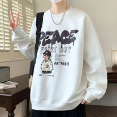 批发圆领卫衣<b class='q'>男生</b>春秋季新款高中学生青少年长袖<b class='q'>t</b><b class='q'>恤</b>男装潮上衣服