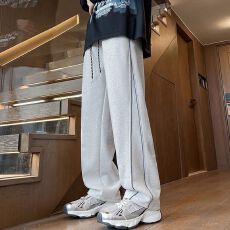 批发大码2-300斤复古休闲裤男生工装裤休闲男裤潮裤子美式百搭设计感