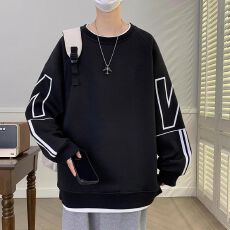 批发2-300斤新款卫衣男<b class='q'>t</b><b class='q'>恤</b>内搭青少年春秋款高中生春装打底衫<b class='q'>大码</b><b class='q'>男装</b>