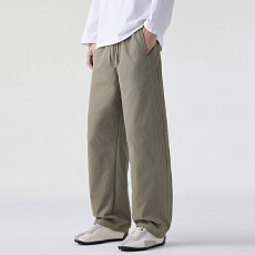 批发美式休闲裤秋季新款男款青潮流宽松复古直筒阔腿裤百搭休闲裤6060