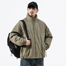 批发净版可二开羽绒服男<b class='q'>潮牌</b>冬季新款立领潮流风保暖常规款百搭宽松款