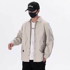 批发XSL早春2026新款设计户外穿痞帅外套男士春季新款百搭工装夹克男