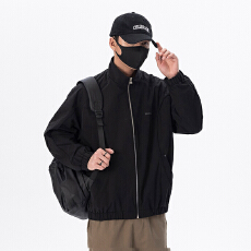 批发XSL早春2026新款设计户外穿痞帅外套男士春季新款百搭工装夹克男