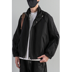 批发外套男春季2026新款宽松百搭简约夹克户外登山春装上衣潮