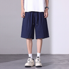 批发夏季新款休闲<b class='q'>裤</b>2026年男宽松直筒阔腿松弛风朦胧垂感短<b class='q'>裤</b>夏季薄款