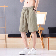 批发夏季新款休闲<b class='q'>裤</b>2026年男宽松直筒阔腿松弛风朦胧垂感短<b class='q'>裤</b>夏季薄款