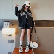 批发女童字母棒球服外套2025春秋季新款<b class='q'>儿童</b>女孩洋气运动<b class='q'>夹克</b>开衫上衣