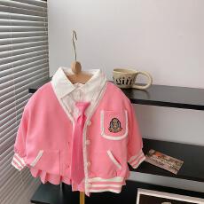 批发<b class='q'>女</b><b class='q'>童</b>秋装JK套装裙学院风新款中大童公主裙儿童洋气<b class='q'>三件套</b><b class='q'>童装</b>春秋