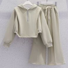 批发女童套装秋季2026洋气新款时髦女孩连帽卫衣<b class='q'>休闲裤</b><b class='q'>儿童</b>运动两件套