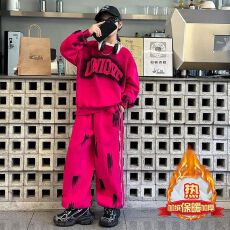 批发女童秋冬套装2025新款洋气中大童秋季潮酷洋气时髦韩版儿童两件套