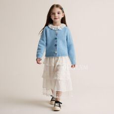 批发<b class='q'>女童</b>毛<b class='q'>衣</b>套装裙秋装新款儿童洋气女孩针织开衫<b class='q'>打底衫</b>半身裙三件套