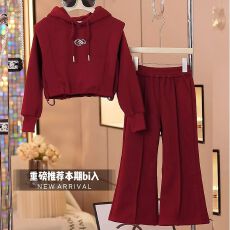 批发女童卫衣套装春秋款2026新款洋气<b class='q'>儿童</b>春装中大童运动休闲两件套潮