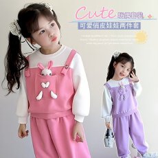 批发女童<b class='q'>卫衣</b><b class='q'>套装</b>秋装2026新款<b class='q'>儿童</b>洋气女孩立体卡通上衣束脚裤两件套