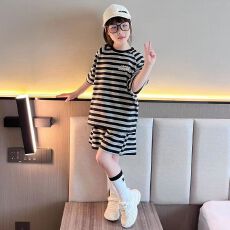 批发女<b class='q'>童</b><b class='q'>夏装</b><b class='q'>套</b>装2026新款儿<b class='q'>童</b>休闲运动装洋气女宝宝短袖长裤两件套潮