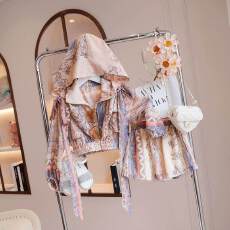 批发女<b class='q'>童</b><b class='q'>洋气</b>套装<b class='q'>夏季</b>新款中大<b class='q'>童</b>时髦防晒连帽外套儿<b class='q'>童</b>休闲短裤两件套