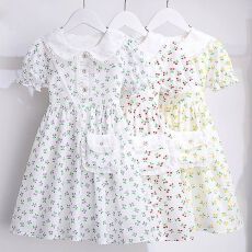 批发<b class='q'>女童</b>夏<b class='q'>装</b>连衣裙2026新款洋气小女孩公主裙儿童碎花裙子夏季薄款潮