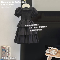 批发<b class='q'>童装女童</b>连衣裙夏装蝴蝶结公主裙2026洋气时髦夏季小女孩儿童裙子