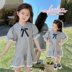 女童连衣裙夏季2026新款洋气小女孩裙子儿童中长款洋气漂亮公主裙