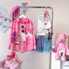 批发<b class='q'>女</b><b class='q'>童</b><b class='q'>防晒衣</b><b class='q'>2026</b>新款儿<b class='q'>童</b><b class='q'>衬衫</b>外套夏季洋气薄款中<b class='q'>大</b><b class='q'>童</b>长袖格子<b class='q'>衬衣</b>