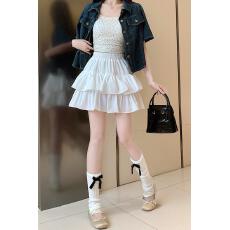 批发原版面料做法芭蕾风蓬蓬蛋糕半身裙女辣妹小个子a字裙<b class='q'>短裙</b>