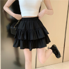 批发原版面料做法芭蕾风蓬蓬蛋糕半身裙女辣妹小个子a字裙<b class='q'>短裙</b>