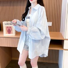 批发2026夏季薄款防晒衣女衬衫大码胖mm外套