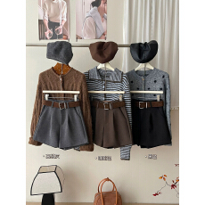 批发日韩系洋气质毛呢料西装<b class='q'>短裤</b>女秋冬复古风外穿百搭显瘦阔腿靴裤子