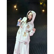 批发慵懒风2026秋冬季新款运动服套<b class='q'>装</b>女印花宽松连帽卫衣阔腿<b class='q'>裤</b><b class='q'>两件套</b>