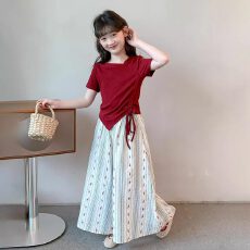 批发女童夏套装2026新款洋气童装小女孩超好看运动衣服儿童两件套夏装