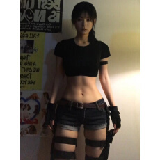 批发美式辣妹复古低腰卷边牛仔超短裤女夏季新款修身显瘦阔腿包臀<b class='q'>热裤</b>