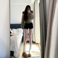 批发黑色短裤女外穿打底夏季新款高腰辣妹紧身牛仔裤包臀超短热裤子潮