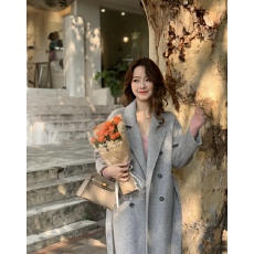 批发2026秋冬新款跨境双面羊绒大衣女长款<b class='q'>韩国</b>外贸时尚百搭羊毛呢外套