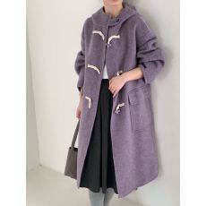 批发2026秋冬新款跨境双面羊绒大衣女长款<b class='q'>韩国</b>外贸设计百搭羊毛呢外套