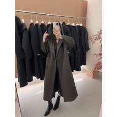 批发2026秋冬新款双面羊绒大衣女短款<b class='q'>韩国</b>外贸时尚设计连帽羊毛呢外套