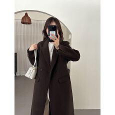 批发2026秋冬新款双面羊绒大衣女长款日本外贸气质优雅系带羊毛<b class='q'>呢外套</b>