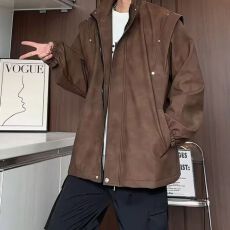 批发高品质皮衣宽大版型外套男女街潮牌港日系原宿风韩版宽松夹克