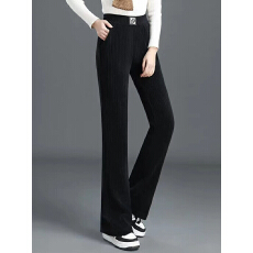 批发秋季保暖裤女外穿<b class='q'>哈伦</b>裤妈妈裤子女宽松休闲裤直筒裤L