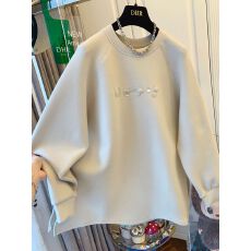 批发【德绒】特<b class='q'>大码</b>300斤刺绣加厚T恤卫衣韩版宽松上衣<b class='q'>女</b>冬